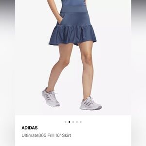 Adidas Navy Frill Skirt